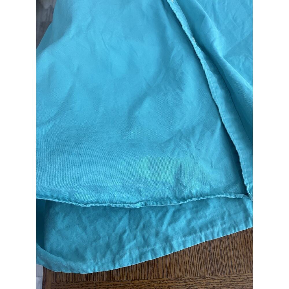Ralph Lauren Blake Classic Button Front Shirt Mens XL Aqua Turquoise Pink Pony - Picture 8 of 14
